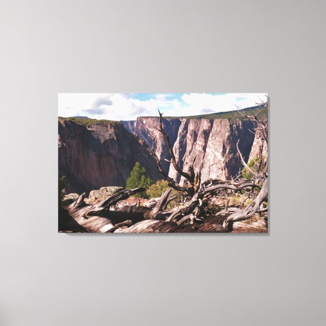 Black Canyon of the Gunnison Canvas Print (Front)