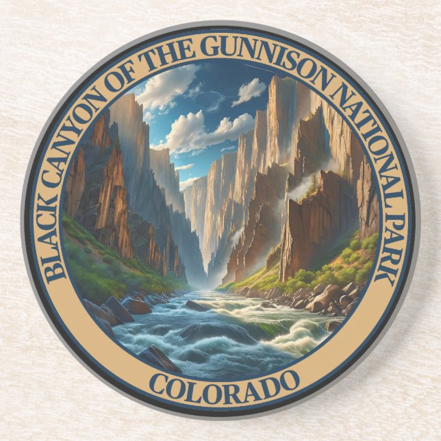 Black Canyon of the Gunnison National Park Coaster (Front)