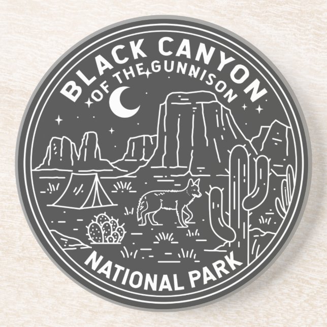 Black Canyon Of The Gunnison National Park   Coaster (Front)