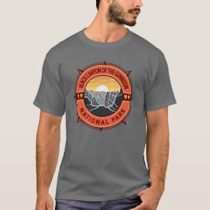 Black Canyon Of The Gunnison National Park Compass T-Shirt