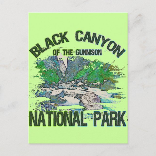 Black Canyon of the Gunnison National Park Postcard (Front)