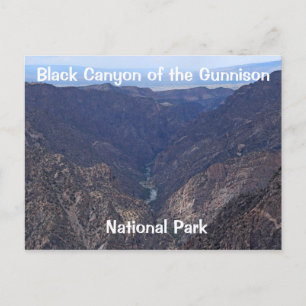 Black Canyon of the Gunnison National Park Postcard