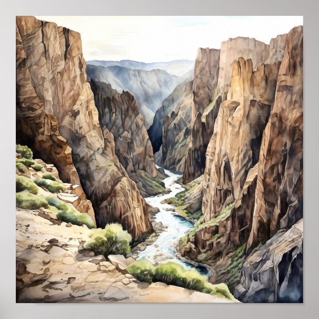 Black Canyon of the Gunnison National Park Poster (Front)
