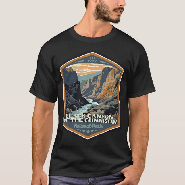 Black Canyon Of The Gunnison National Park Wpa T-Shirt (Front)