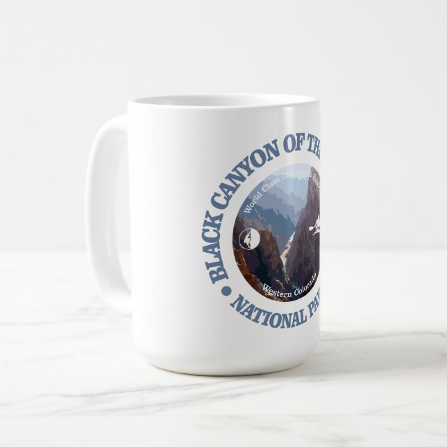 Black Canyon of the Gunnison NP (C) Coffee Mug (Front Left)