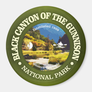 Black Canyon of the Gunnison (rd)2 Magnet