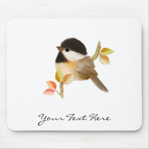 Black-Capped Chickadee Bird Mouse Mat