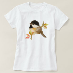Black-Capped Chickadee Bird T-Shirt