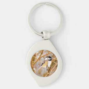 Black-Capped Chickadee - Original Photograph Key Ring
