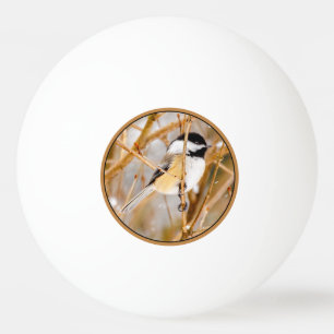 Black-Capped Chickadee - Original Photograph Ping Pong Ball