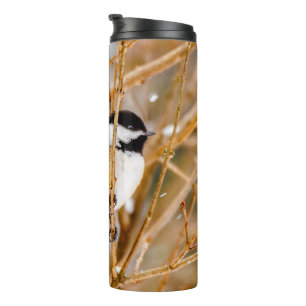 Black-Capped Chickadee - Original Photograph Thermal Tumbler