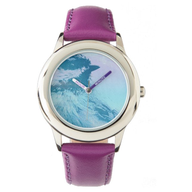 Black Capped Chickadee Print eWatch Watch (Front)