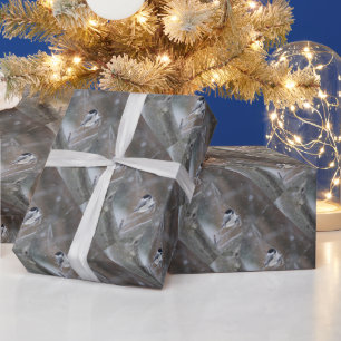 Black-capped Chickadee - Songbird Wrapping Paper