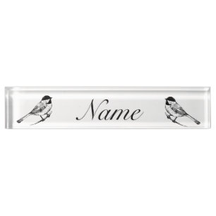 Black-capped Chickadee Thunder_Cove Nameplate