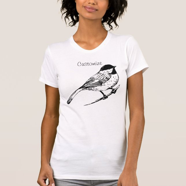 Black-capped Chickadee Thunder_Cove T-Shirt (Front)