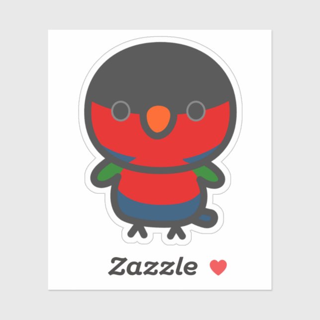 Black-capped lory (Sheet)