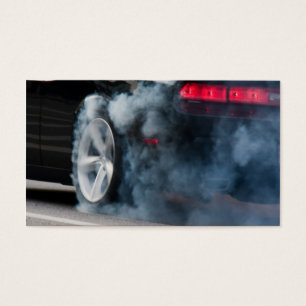 Black car burnout