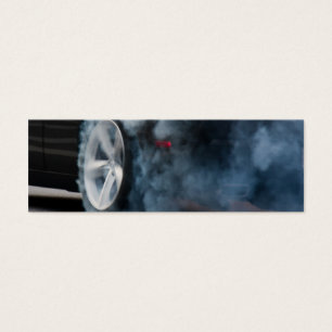 Black car burnout