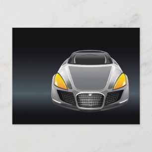 Black car postcard