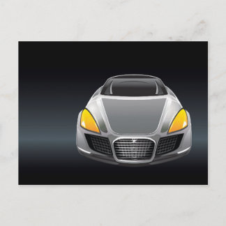 Black car postcard