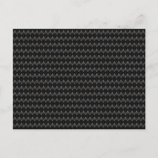 Black Carbon Fiber Alien Skin Postcard