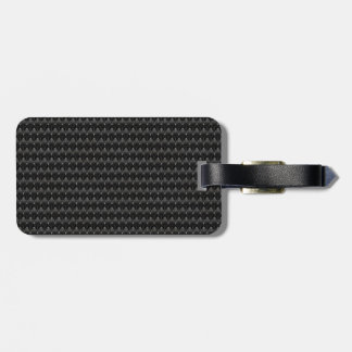 Black Carbon Fibre Alien Skin Luggage Tag