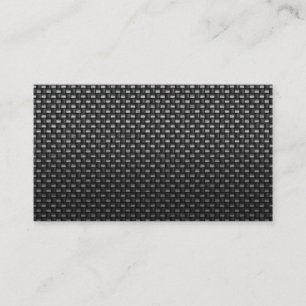 black carbon fibre custom business card