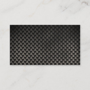 black carbon fibre custom business card