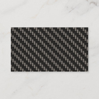 black carbon fibre custom business card