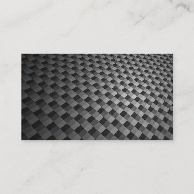 black carbon fibre custom business card (Front)