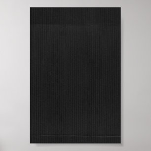 Black Cardboard Textured Background Poster