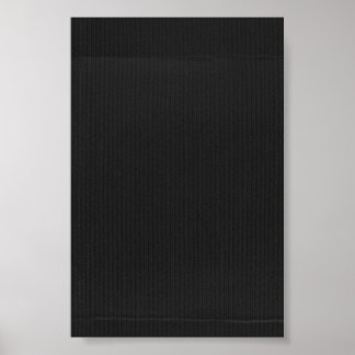 Black Cardboard Textured Background Poster