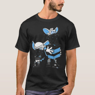 Black Carolina 5 AJ5 Sneaker Crew Graphic T-Shirt