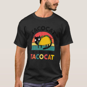 Black Cat Aco Kids Men Women Spelled Backward Acoc T-Shirt