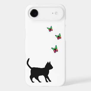 Black Cat and Butterfly