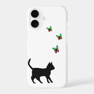 Black Cat and Butterfly
