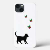 Black Cat and Butterfly