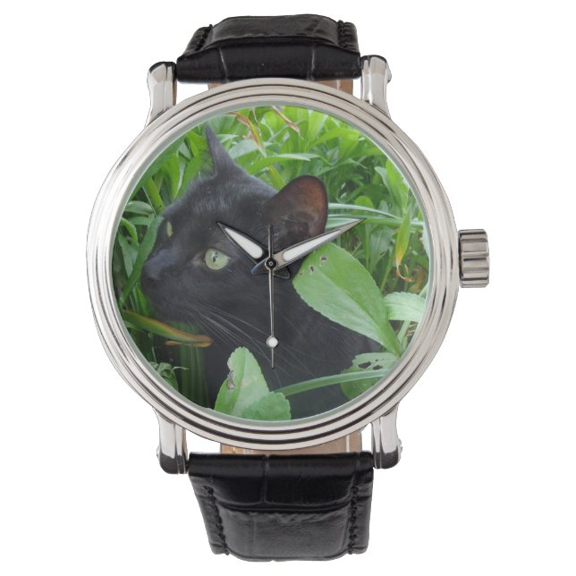 Black Cat and Foliage Watch (Front)