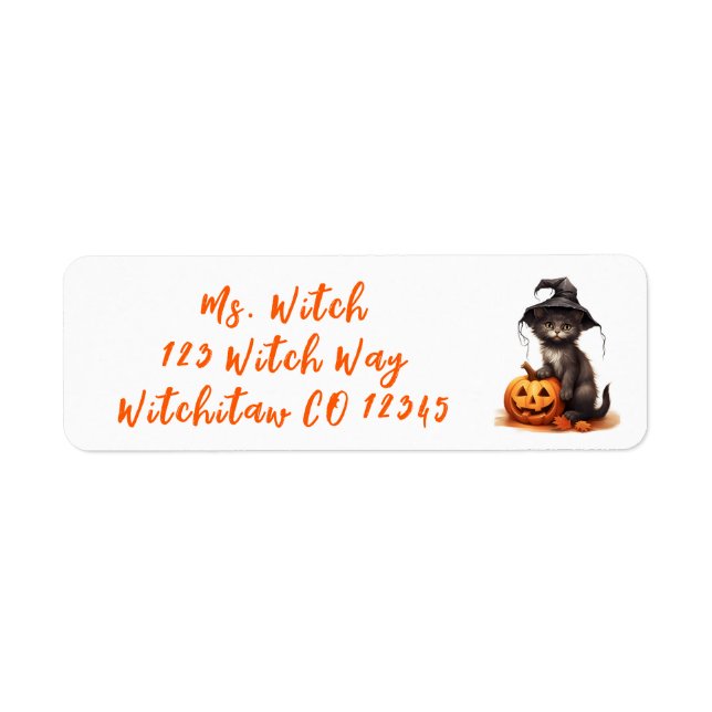  Black Cat and Pumpkin (Front)