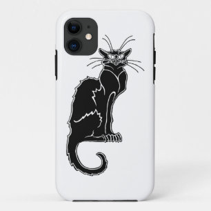 black cat animal silhouette iPhone 11 case