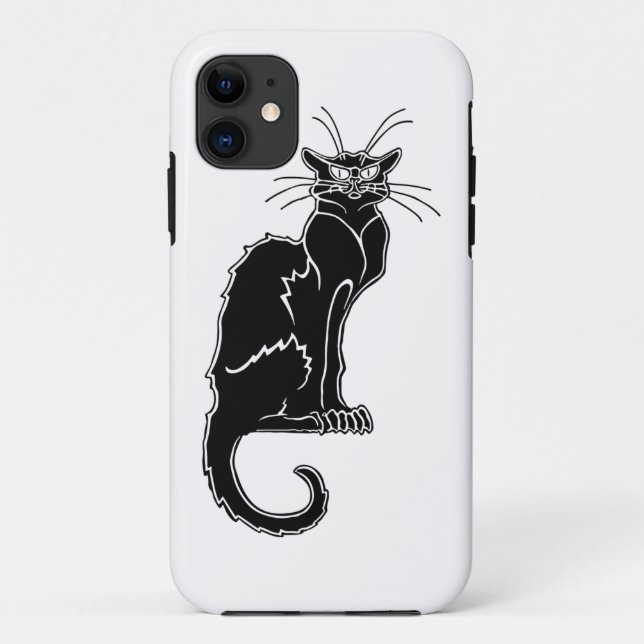 black cat animal silhouette Case-Mate iPhone case (Back)