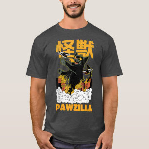 Black Cat Anime Manga Japanese Comic Fan Funny Cat T-Shirt