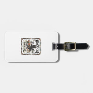 Black Cat Apothecary Cat Witchy Mystic Apothecary  Luggage Tag
