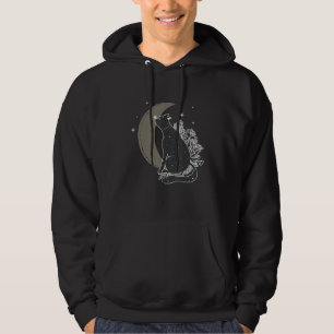 Black Cat Appreciation Club For Kitty Cat Hoodie