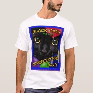 Black Cat Appreciation Day 2011 T-Shirt