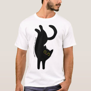 Black Cat Appreciation Day, cartoon T-Shirt