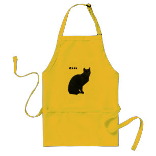 Black cat apron