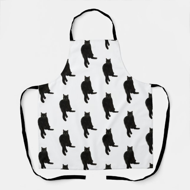Black Cat Apron (Front)