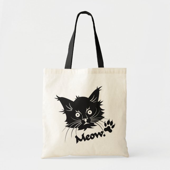 Black Cat bag - choose style & colour (Front)