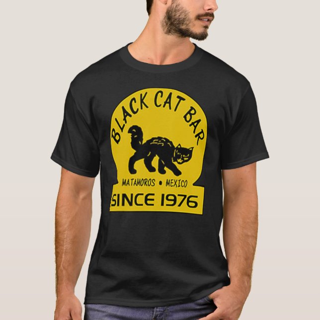 Black Cat Bar “Black Cat’s” T-Shirt (Front)